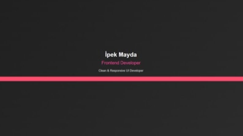 Modern ve responsive kişisel web sitesi