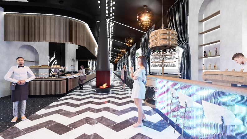 Kafe Tasarım, Modelleme & Render