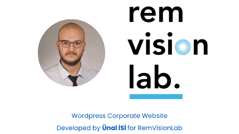 RemVisionLab Kurumsal Website Geliştirilmesi