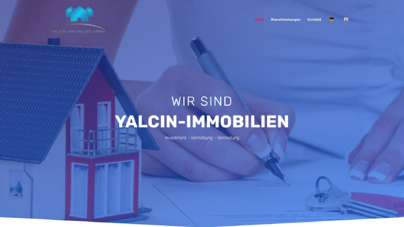 Yalçın-İmmobilien Web Sitesi 2 Dilde