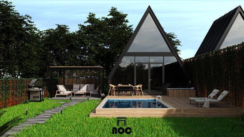 Bungalow çevre modelleme ve tasarımı