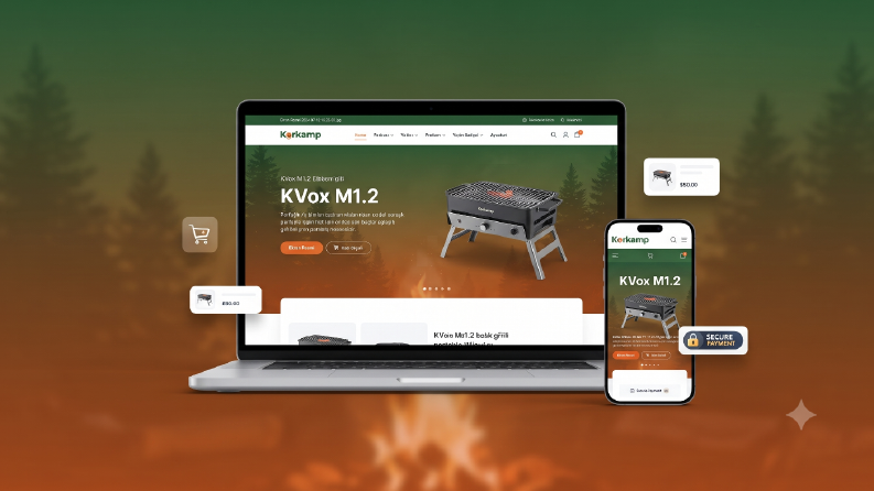 Korkamp – Sıfırdan Kurulmuş E-Ticaret Sitesi ve Mağazası