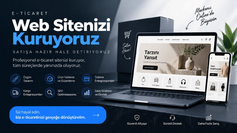 E-Ticaret Web Sitesi Kurulumu & Satış Desteği
