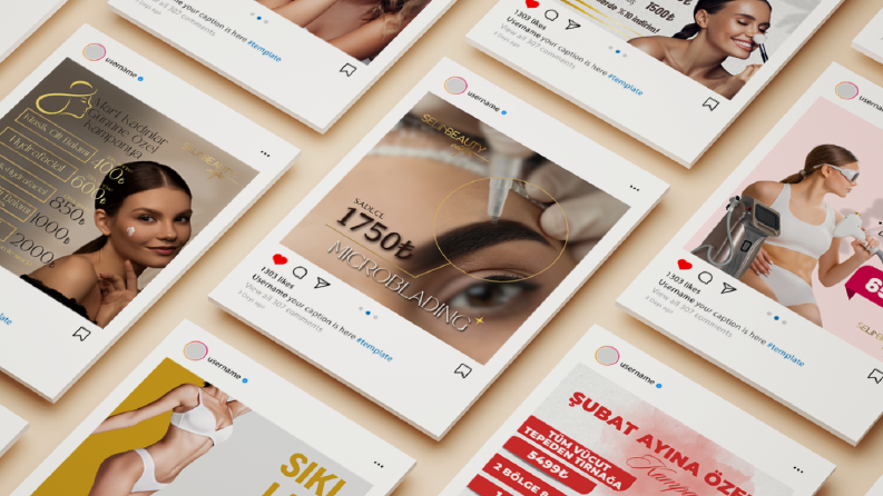 Selin Beauty Reklam Tasarımları