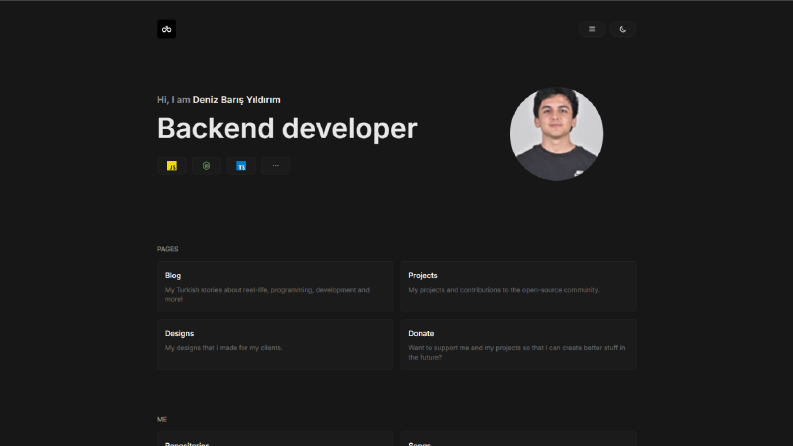 Portfolyo Web Sitesi Örneği
