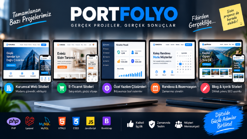 Profesyonel Web Tasarım ve Özel Yazılım Projeleri