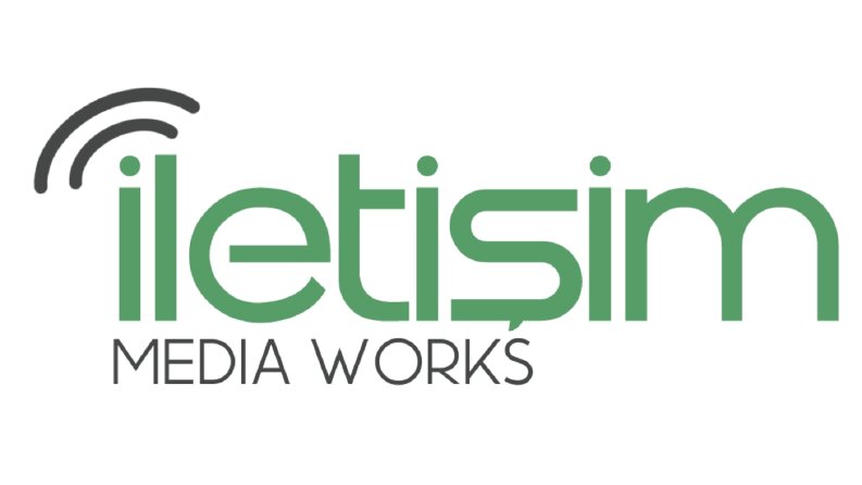İletişim media works konsept logo tasarımı