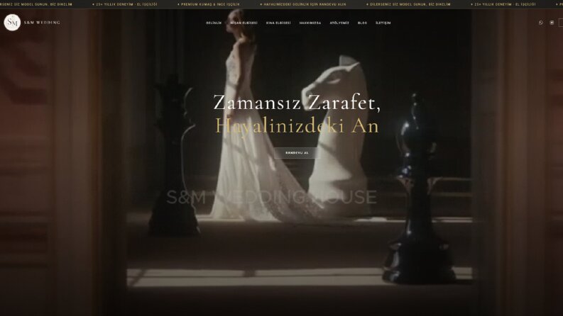 S&M Wedding House — Custom WordPress Tema