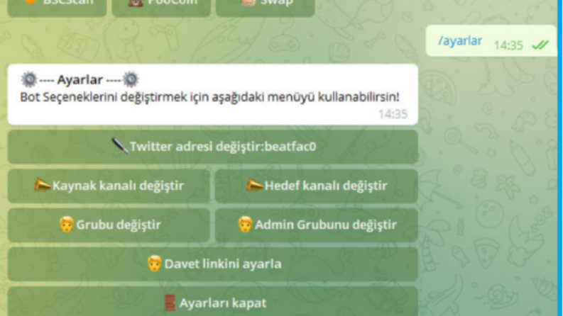Telegram grup botu