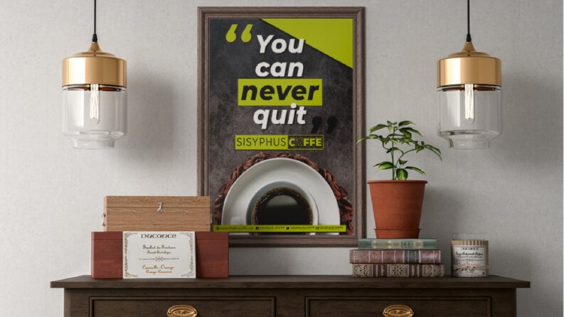 SISYPHUS COFFEE-BANNER -AFİŞ TASARIMI