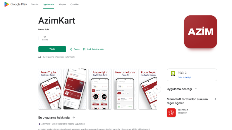 AzimKart Sadakat Yazılımı Projesi