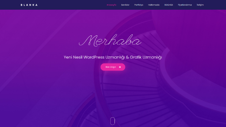 Wordpress - Blanka Site Tasarımı (Portfolyo Özel)