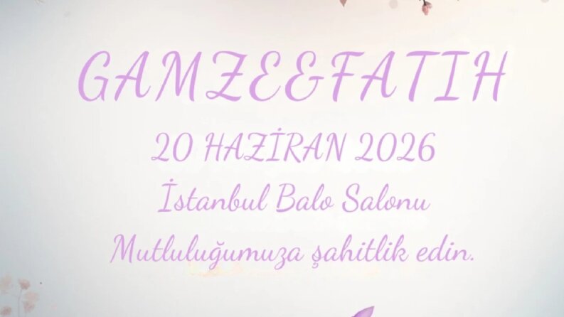 Dijital Ve Baskıya Hazır Davetiye Tasarımları