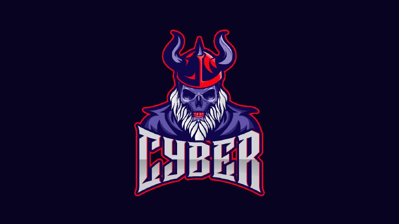 Cyber - Gamer Logo Tasarımı