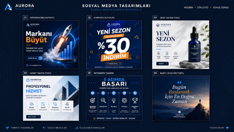 Sosyal Medya Post Tasarım Çalışması