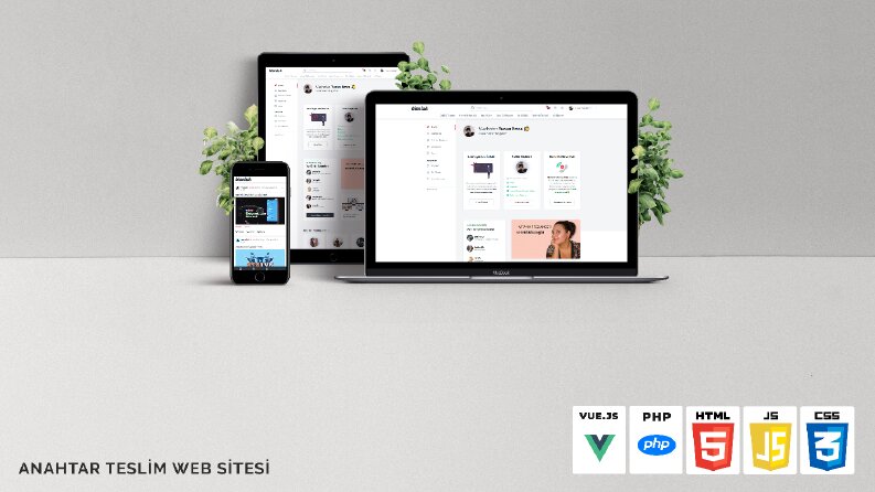 Anahtar teslim web sitesi için kapak
