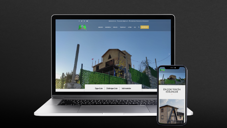 Yel Ahşap Evleri Kurumsal Web Sitesi