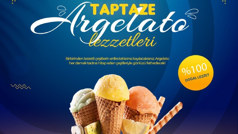 Argelato Dondurma Instagram Gönderi Tasarımı