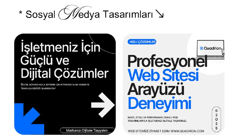 Sosyal medya tasarımlarım