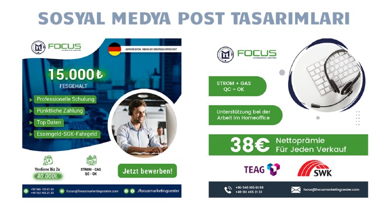 Sosyal Medya Tasarımları