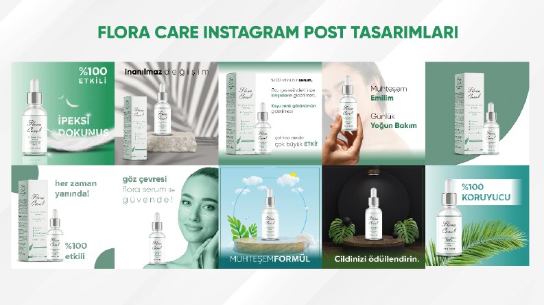 Flora Care Serum Post Tasarımları