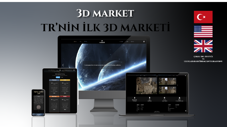 TÜRKİYENİN İLK 3D MARKETİ