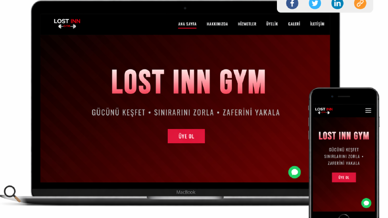LostInnGym Web Sitesi