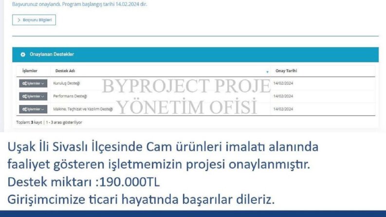 KOSGEB PROJE DANIŞMANLIĞI