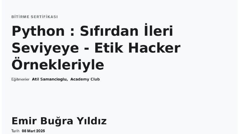Python İle siber Güvenlik