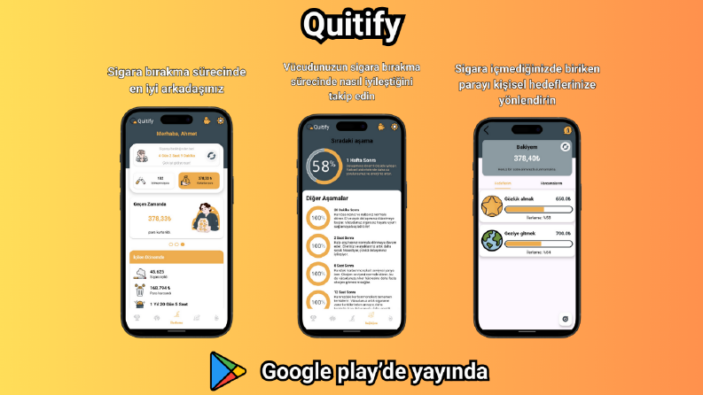 Quitify: Dijital Destekle Sigarayı Bırakma Deneyimi