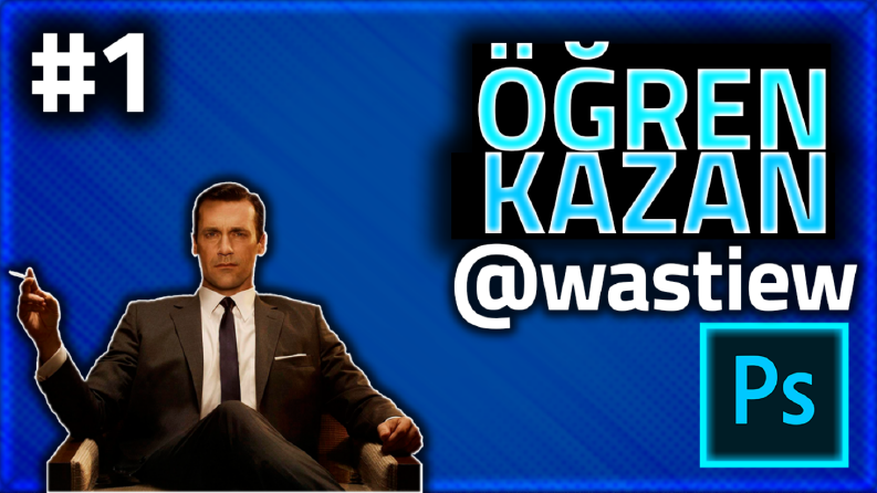 Photoshop Dersi Temasıyla Youtube Thumbnail