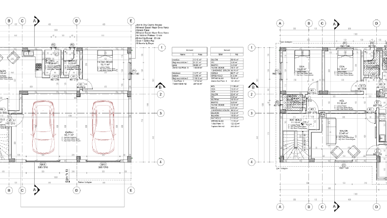 Revit BIM çalışmalarım