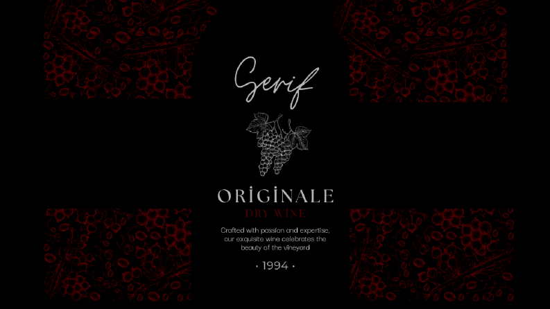 Şerif Winery Ambalaj Tasarımı