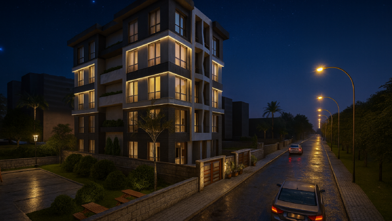 Toplu Konut Projesi Dış Cephe Render
