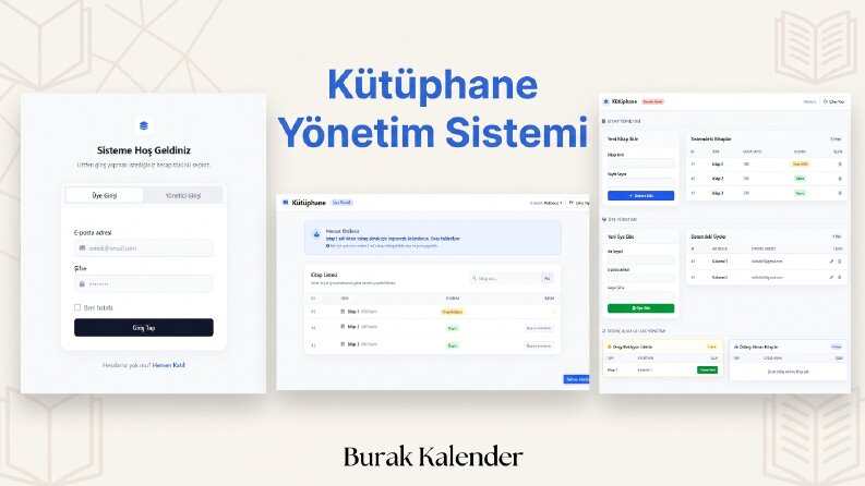 Kütüphane Yönetim Sistemi