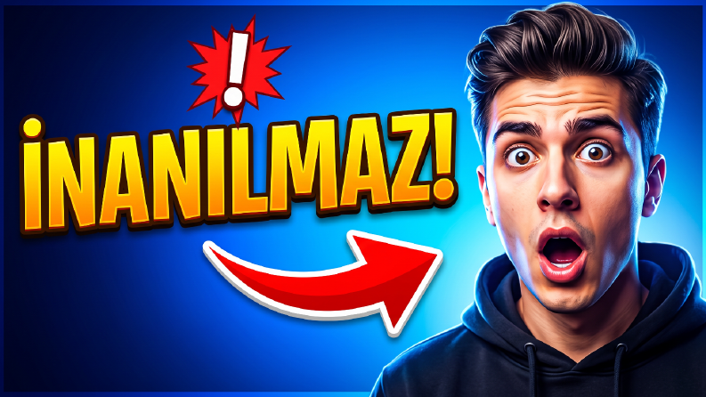 Dikkat Çekici, Tıklanma Oranı Yüksek YouTube Thumbnail'i Tas