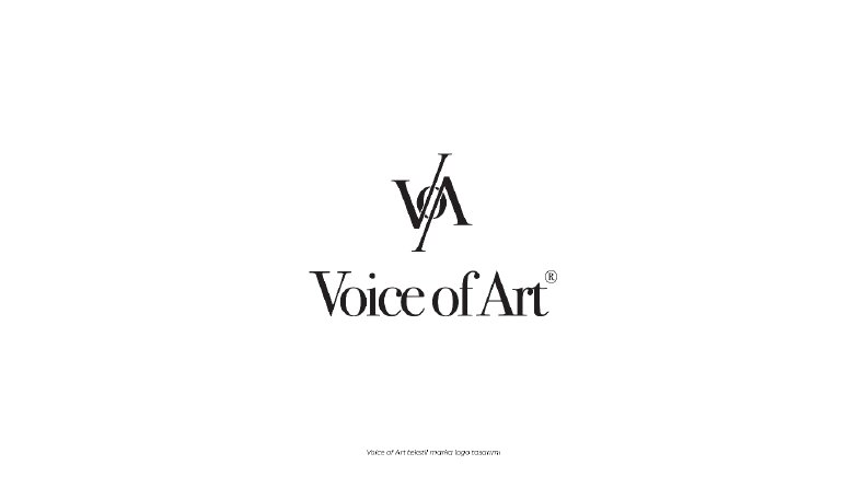 Voice of art-tekstil logo tasarımı