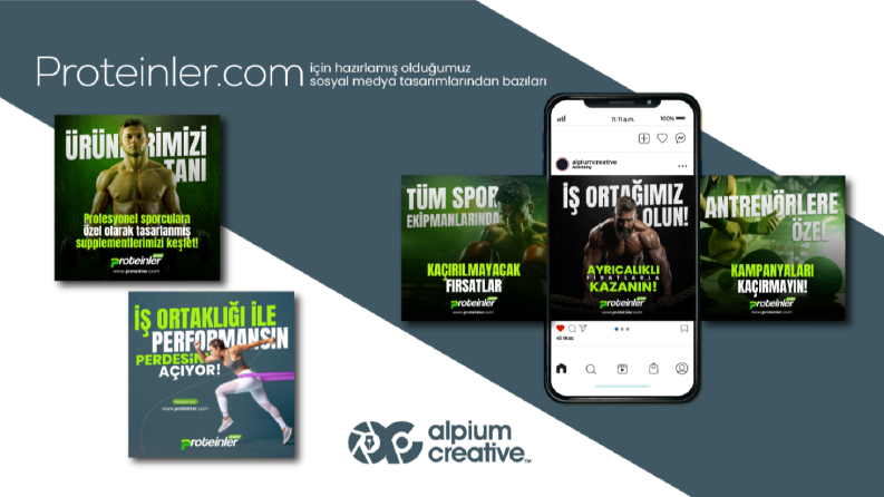 Proteinler.com İçin Konsept Tasarımı