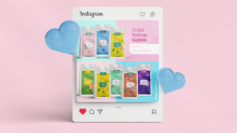 Bebekmarket-Instagram Tasarımları