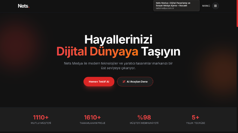 NETS MEDYA WEB SİTESİ