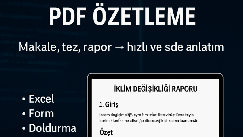 PDF Özetleme Örneği