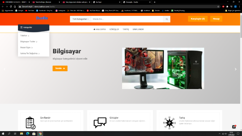 Ürün karşılaştırma sitesi