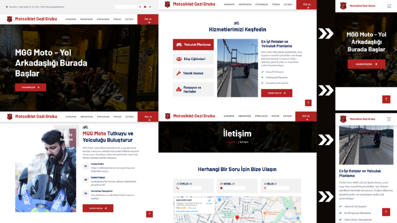 Motosiklet Gezi Grubu Web Sitesi