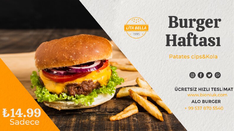 Burger Sosyal Medya Tasarımım