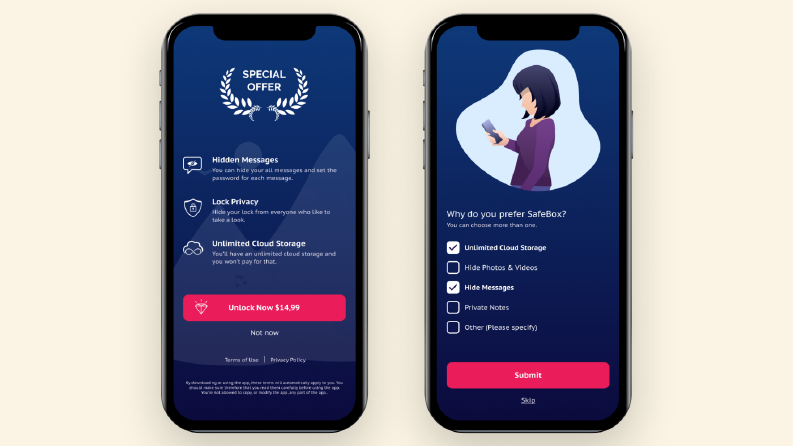 Survey & Special Offer Page