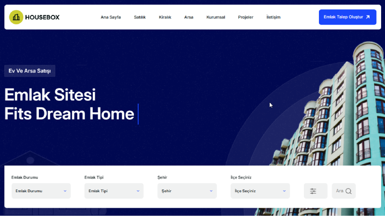 Emlak web sitesi