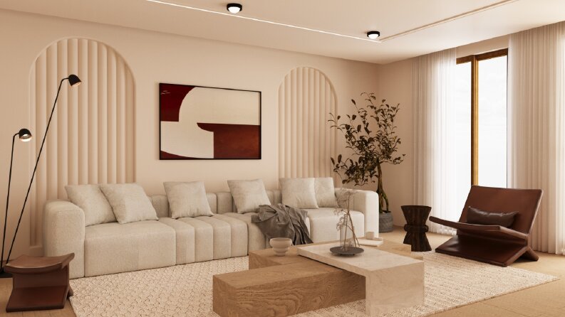 Japandi living room