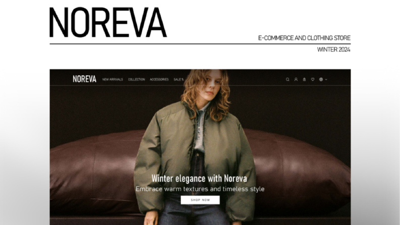 NOREVA Web Sitesi UI/UX Tasarımı