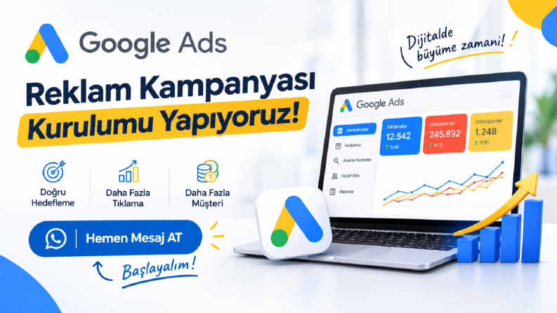 Google Ads reklam kurulumu