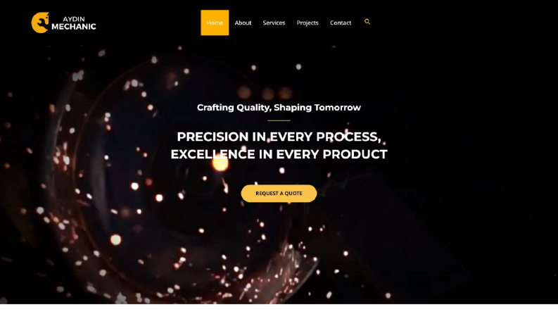 Aydın Mechanic-Web Sitesi Tasarımı